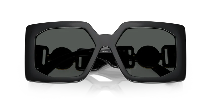 VERSACE 0ve4478u 55 Black W/ Dark Grey Accessories - Image 5
