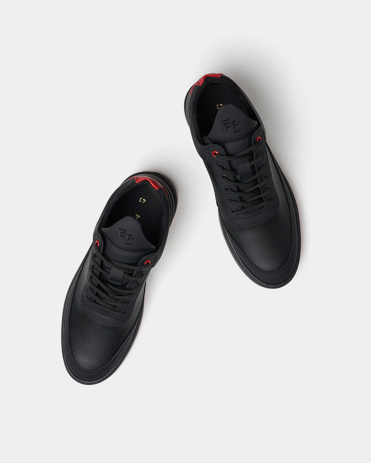 FILLING PIECES Low Top Tech Crumbs Red Mens Sneakers - Image 4