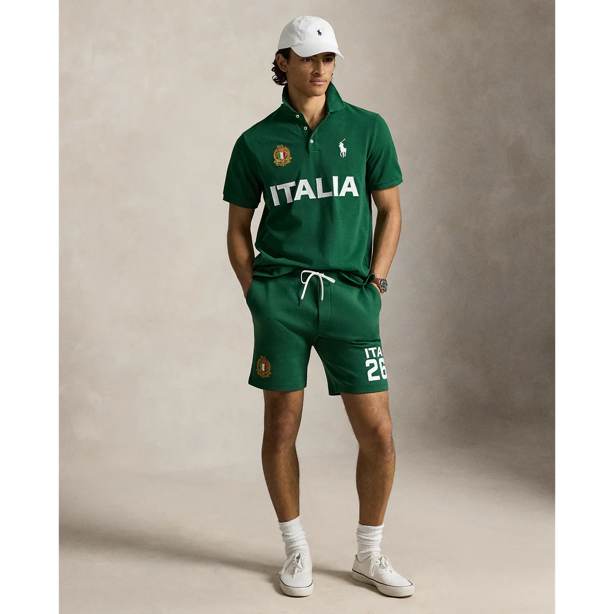 POLO RL Short Sleeve Mesh Polo - Italy Men's Apparel - Image 3
