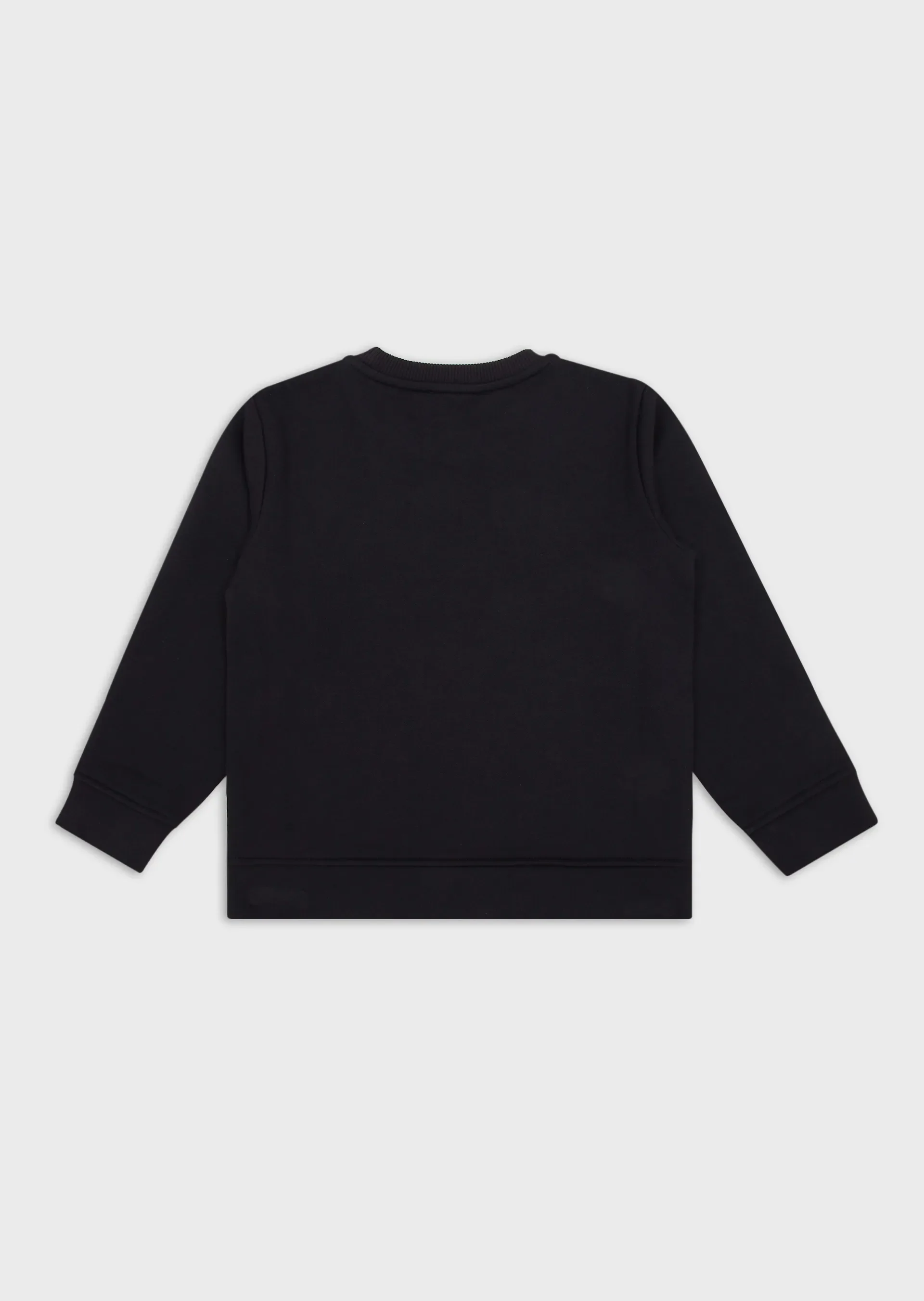 EMPORIO ARMANI Modal-blend logo sweatshirt Kids Apparel - Image 3