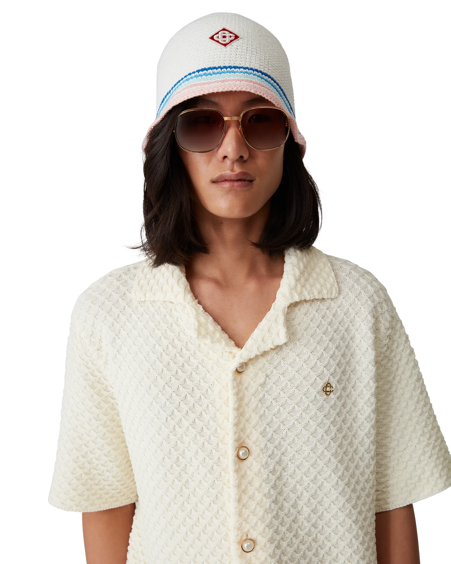 CASABLANCA Crochet Hat Accessories - Image 2