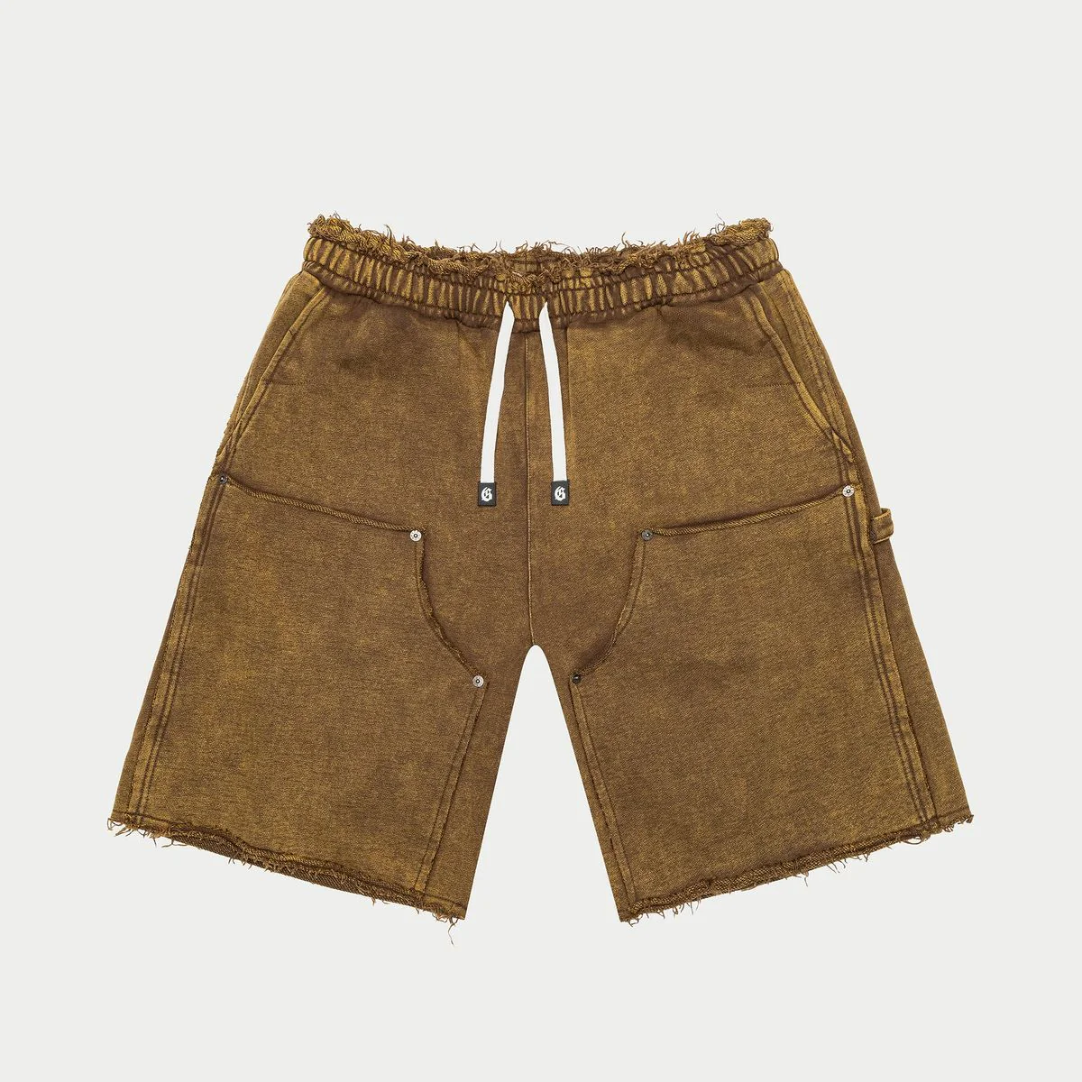 GODSPEED Carpenter Distressed Shorts Mens Apparel