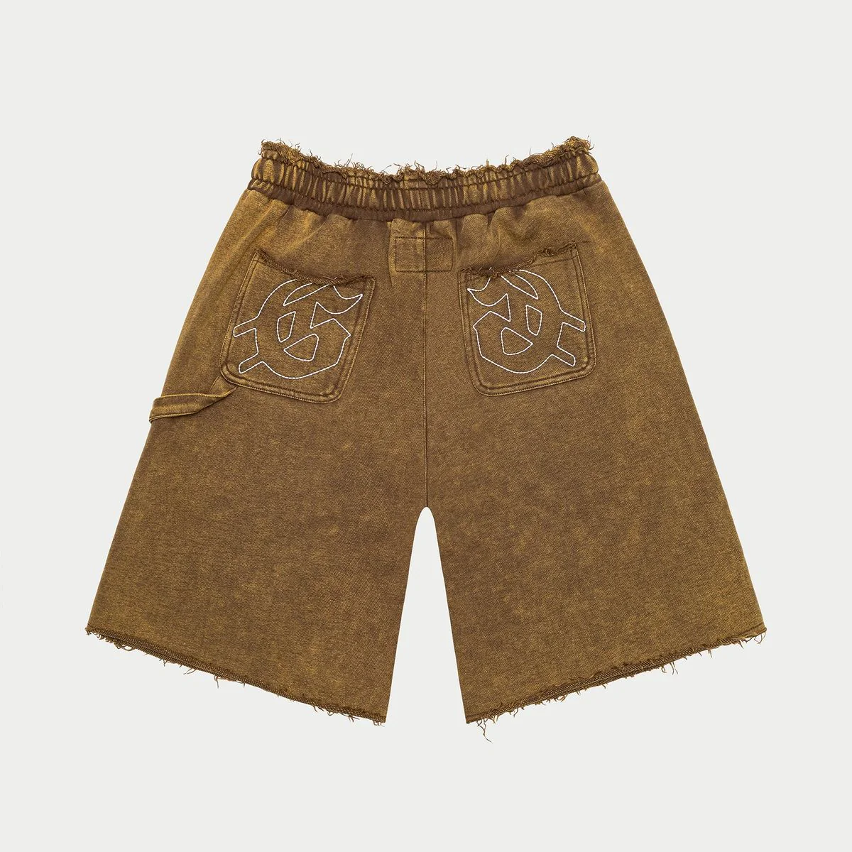 GODSPEED Carpenter Distressed Shorts Mens Apparel - Image 2