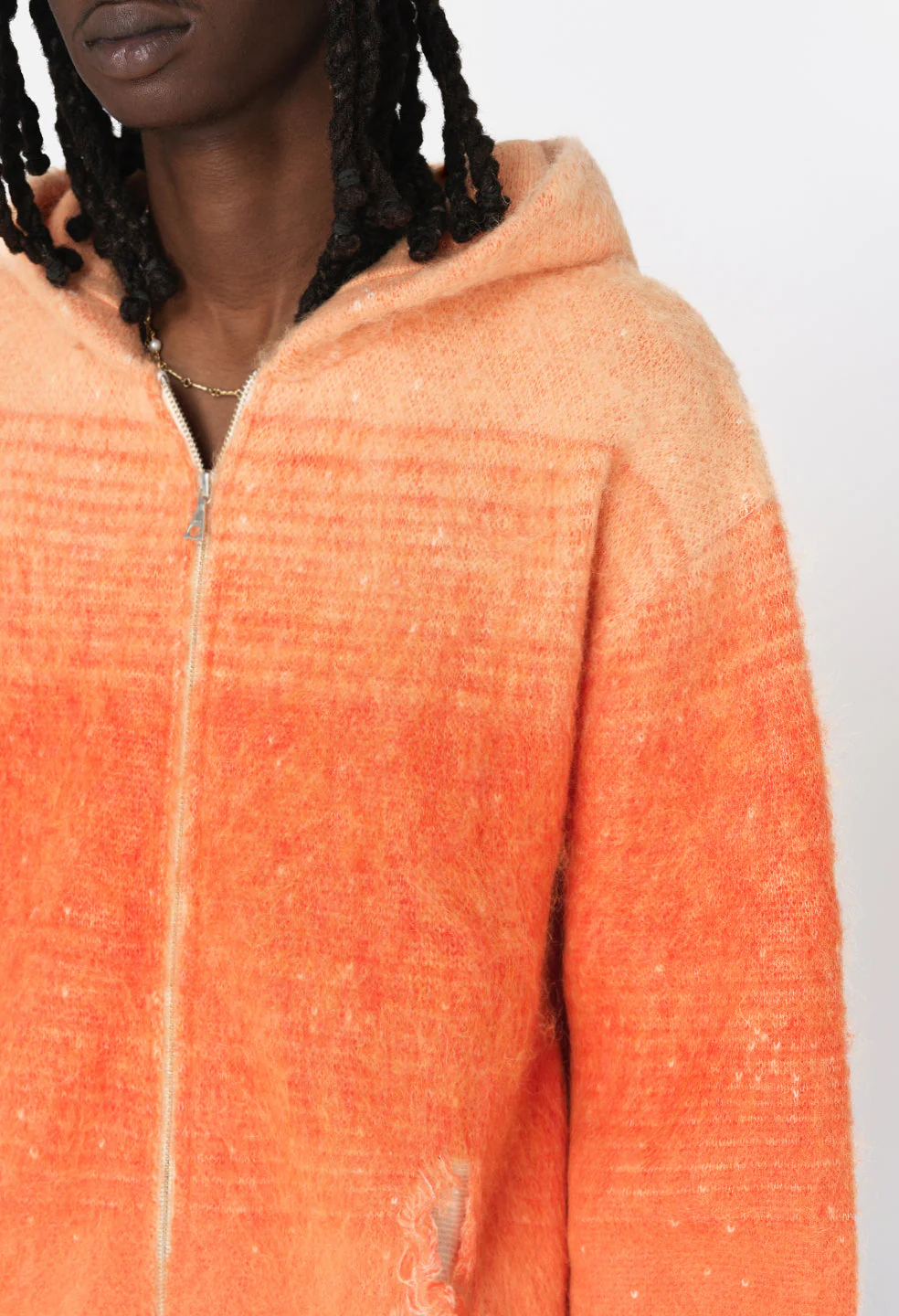 JOHN ELLIOTT Gradient Mohair Full-zip Mens Apparel - Image 6