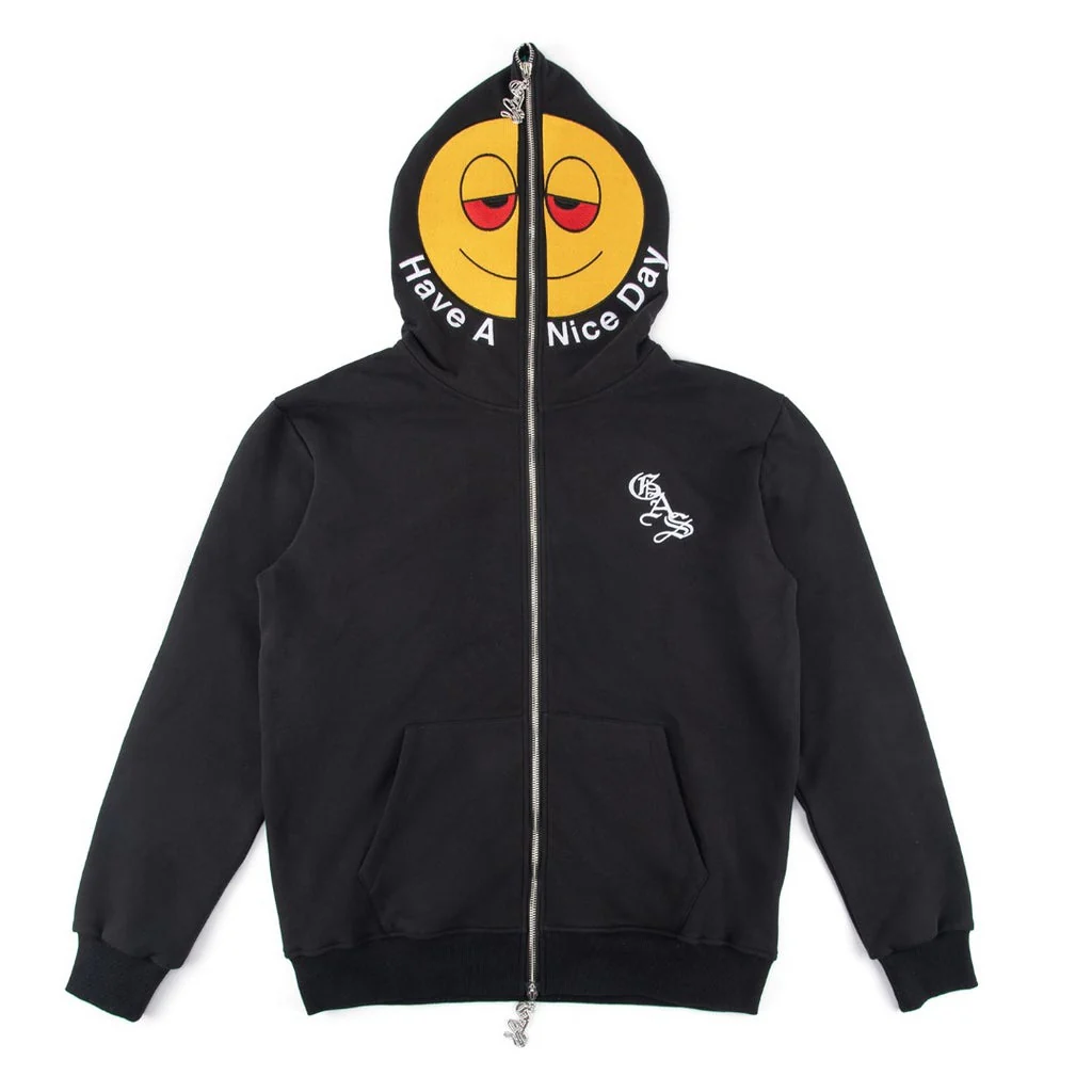 GAS NYC HAND ZIP UP HOODIE Mens Apparel