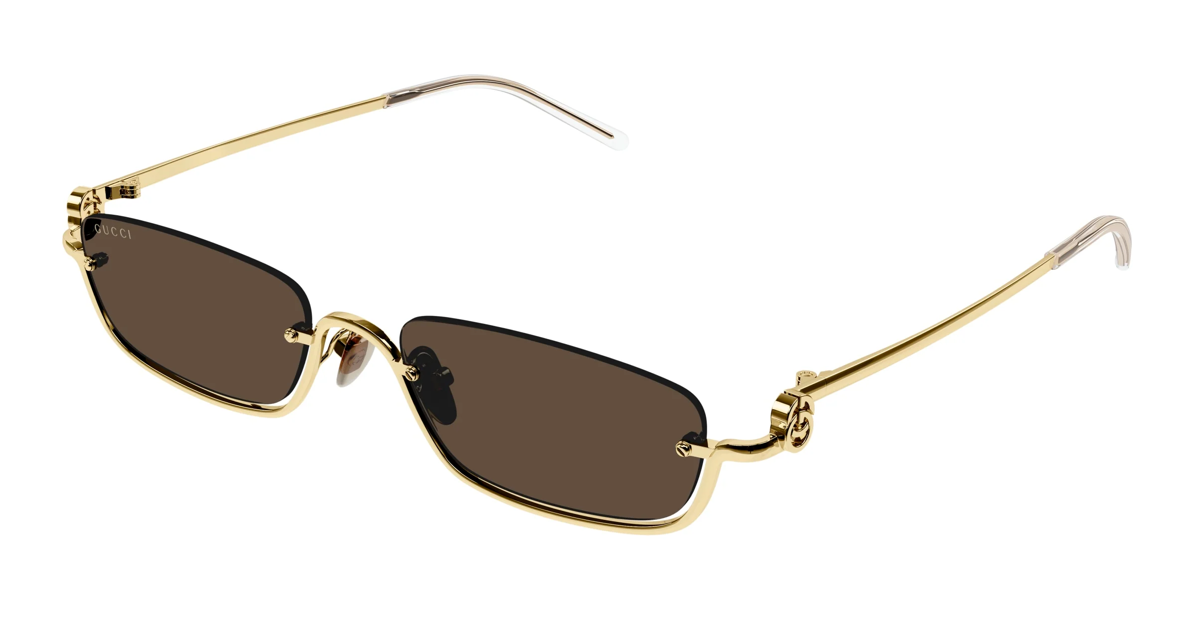 GUCCI 55 Sungalss Unisex Metal Accessories