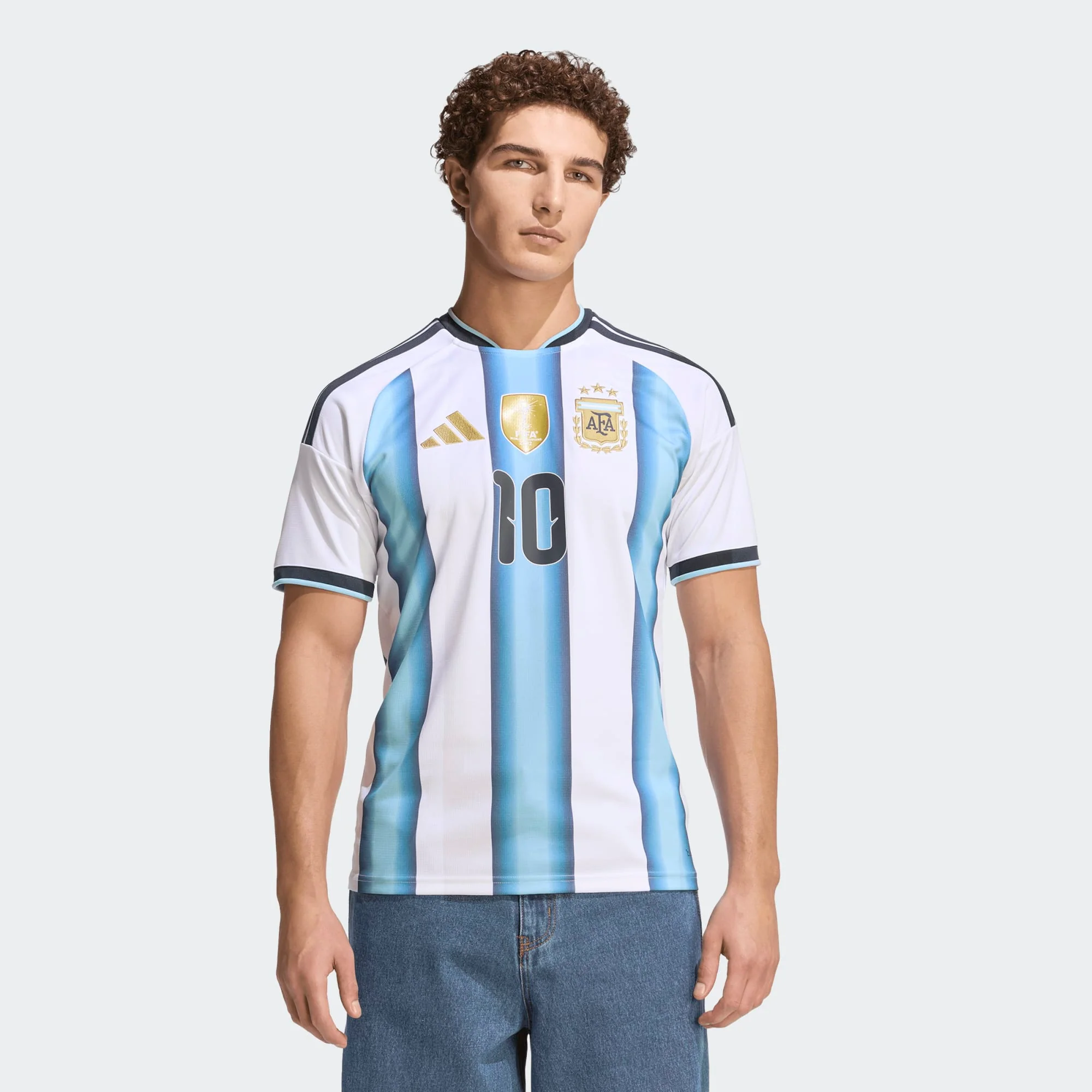 ADIDAS Argentina 26 Home Messi Jersey Men's Apparel - Image 3