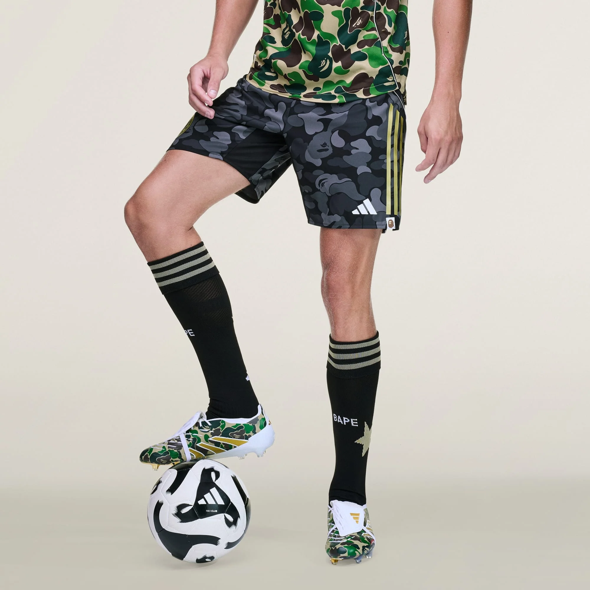 ADIDAS X Bape FB Shorts Mens Apparel - Image 6