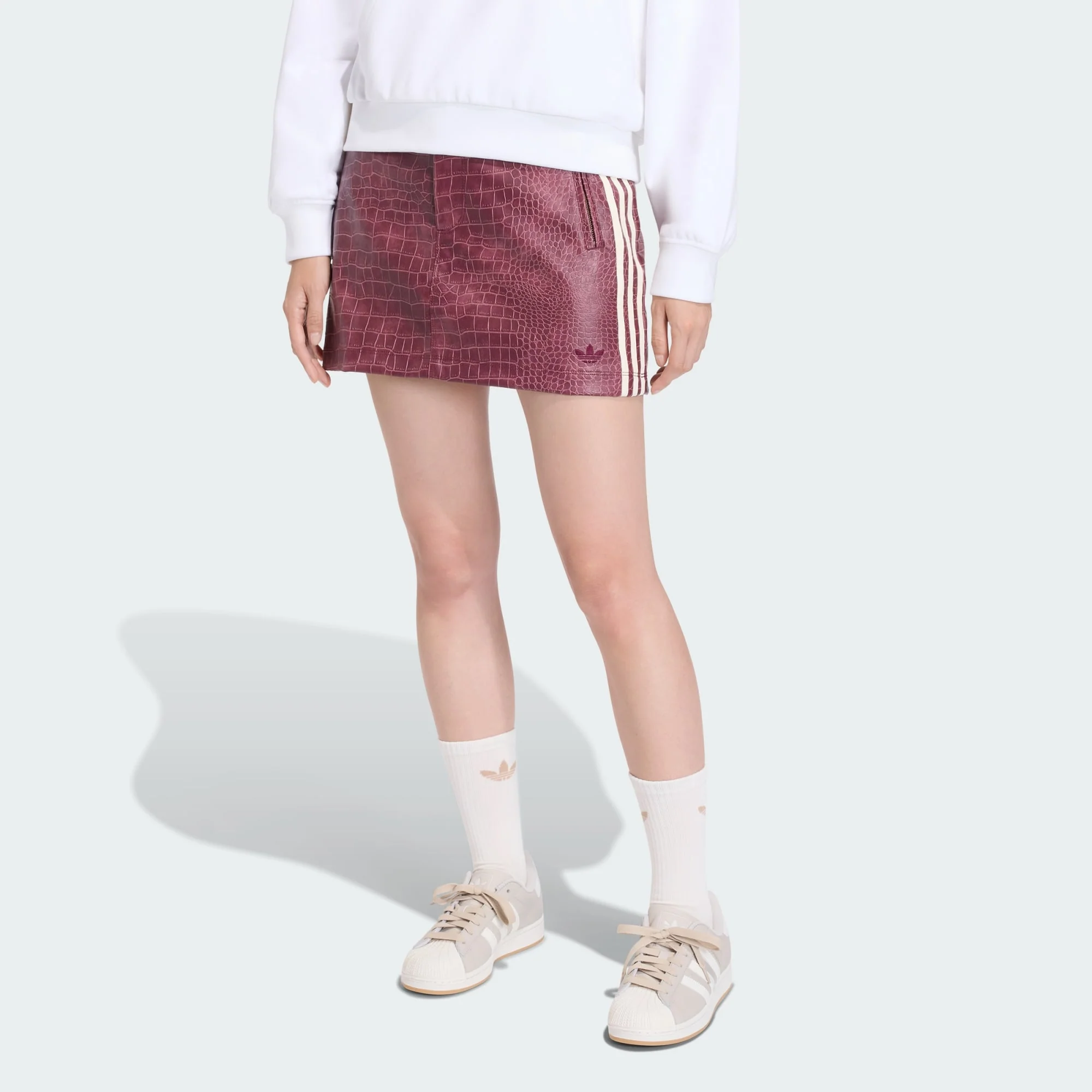 ADIDAS Pleather Mini Skirt Women's Apparel - Image 3