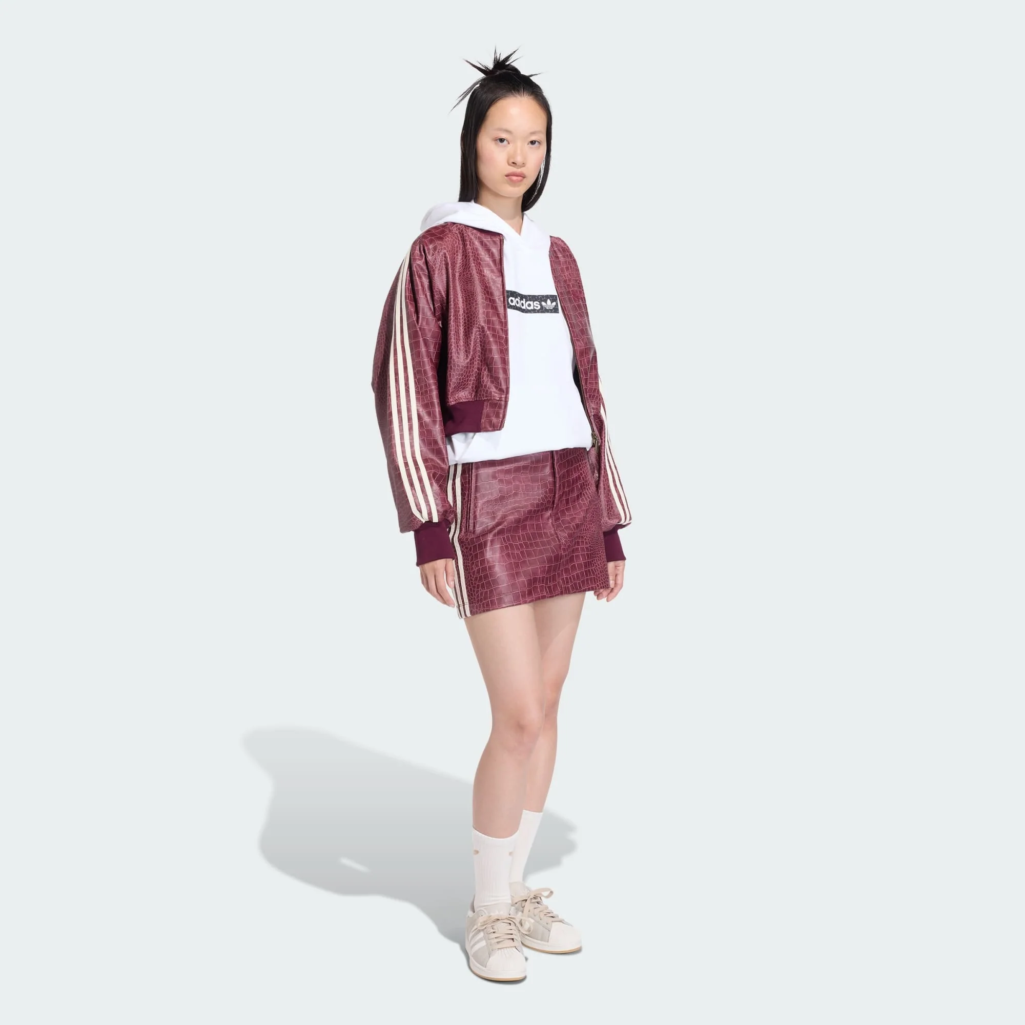 ADIDAS Pleather Mini Skirt Women's Apparel - Image 5