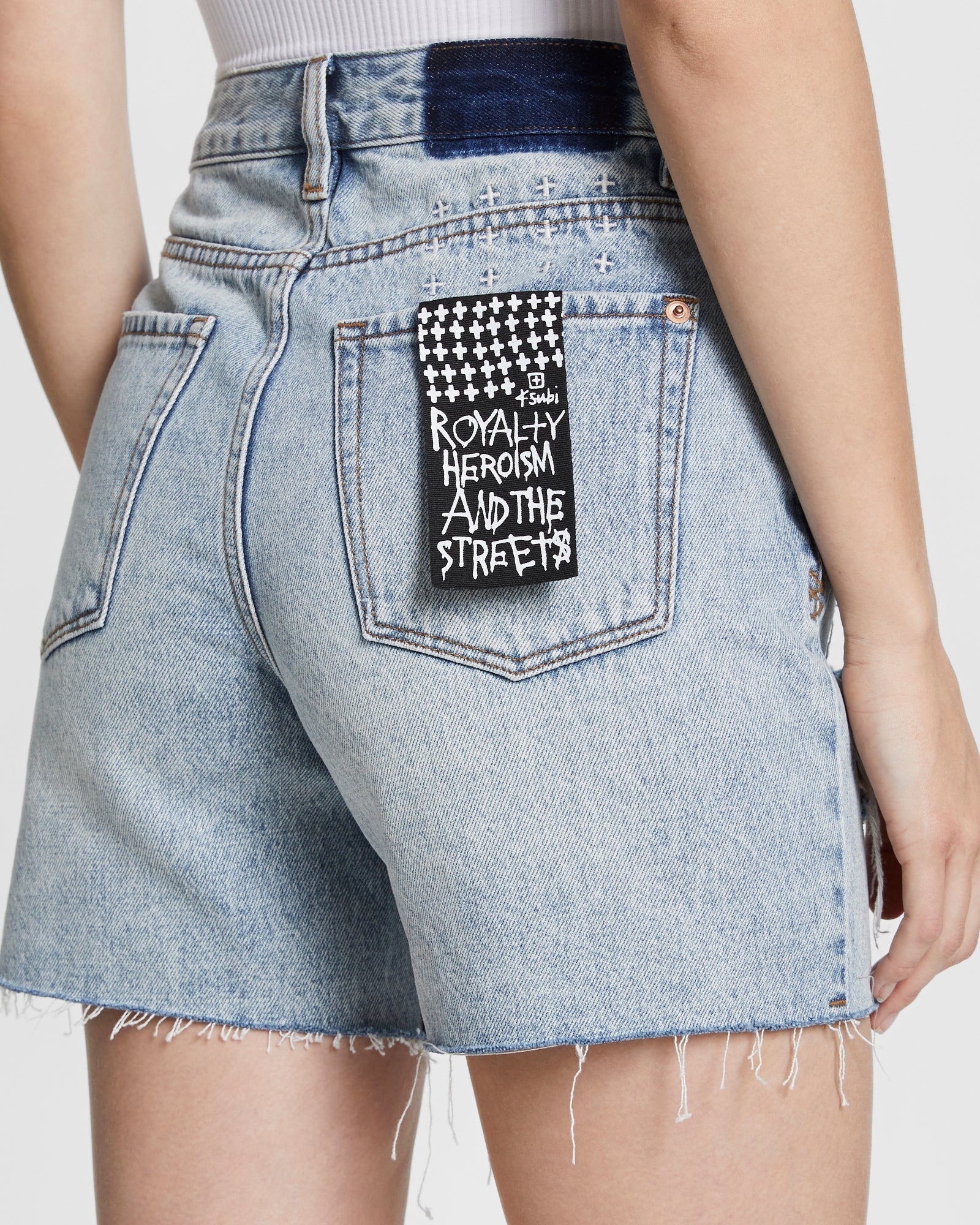 KSUBI RISE N HI SHORT TRASHED LIFTIME Womens Apparel - Image 3