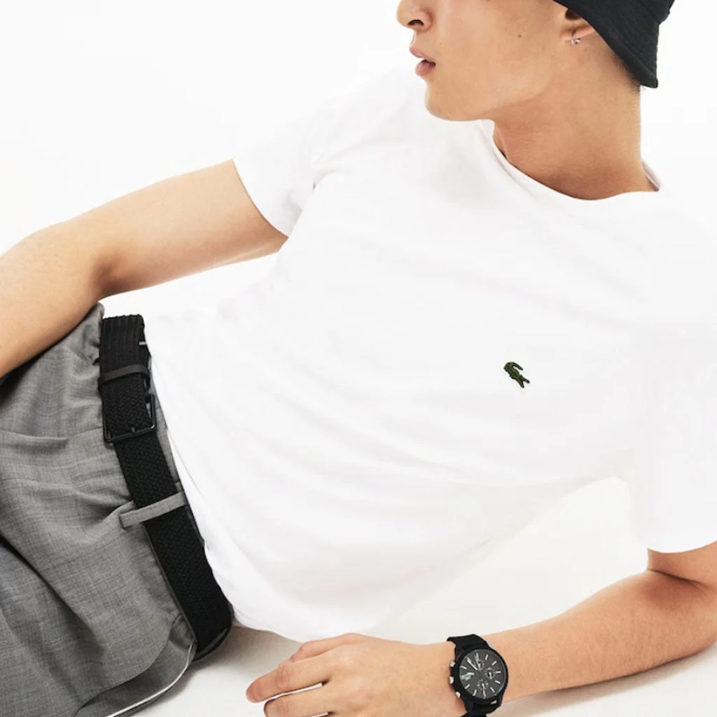 LACOSTE T-SHIRT SHORT SLEEVE MENS APPAREL - Image 3