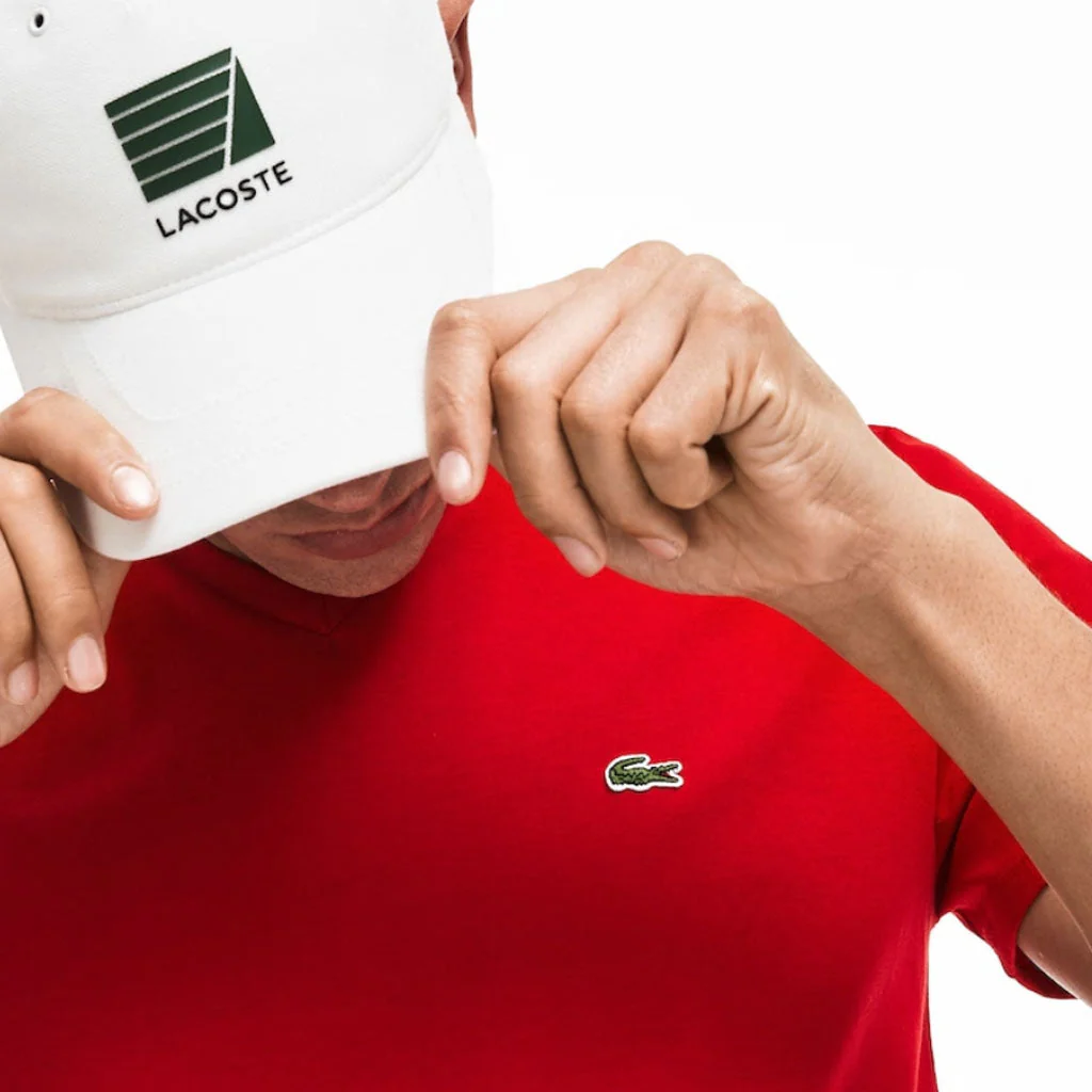LACOSTE T-SHIRT SHORT SLEEVE V NECK MENS APPAREL - Image 3