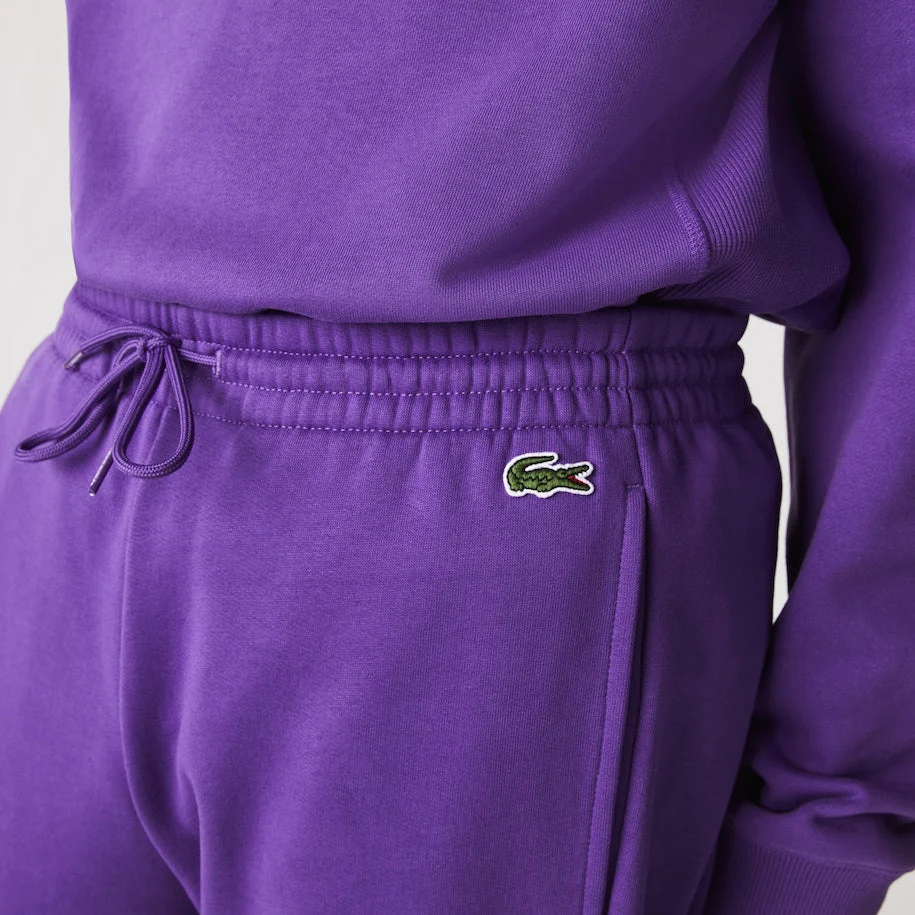 LACOSTE Branded Colorblock Fleece Jogging Pants Mens Apparel - Image 5