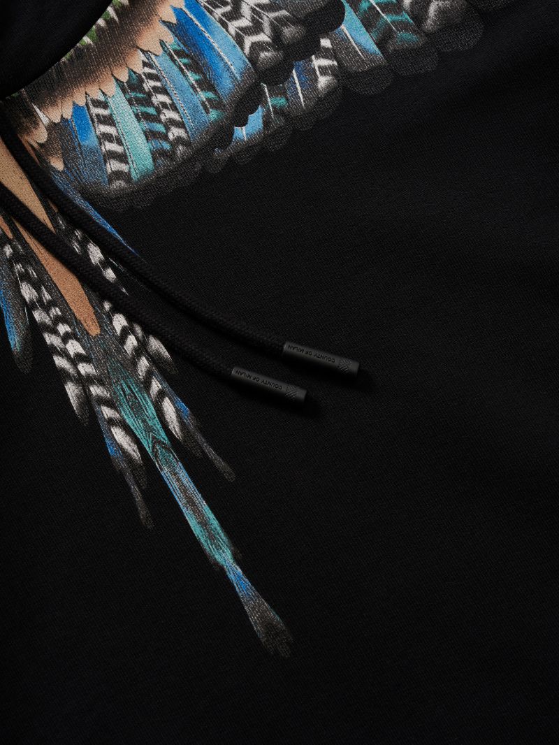 MARCELO BURLON GRIZZLY WINGS REGULAR HOODIE Mens Apparel - Image 3