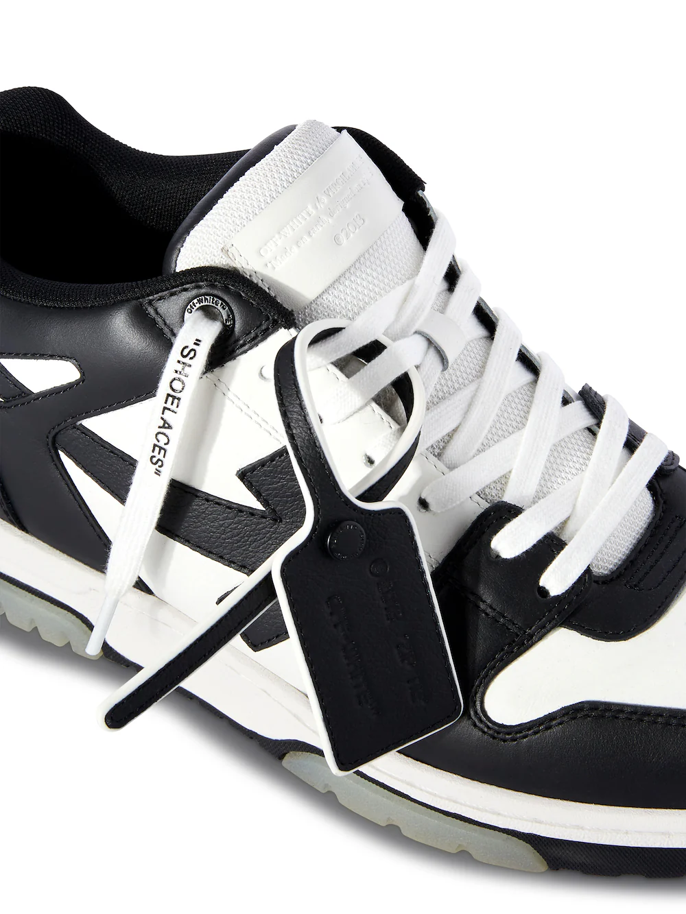 OFF-WHITE Out Of Office Calf Leather Mens Sneakers - Image 5