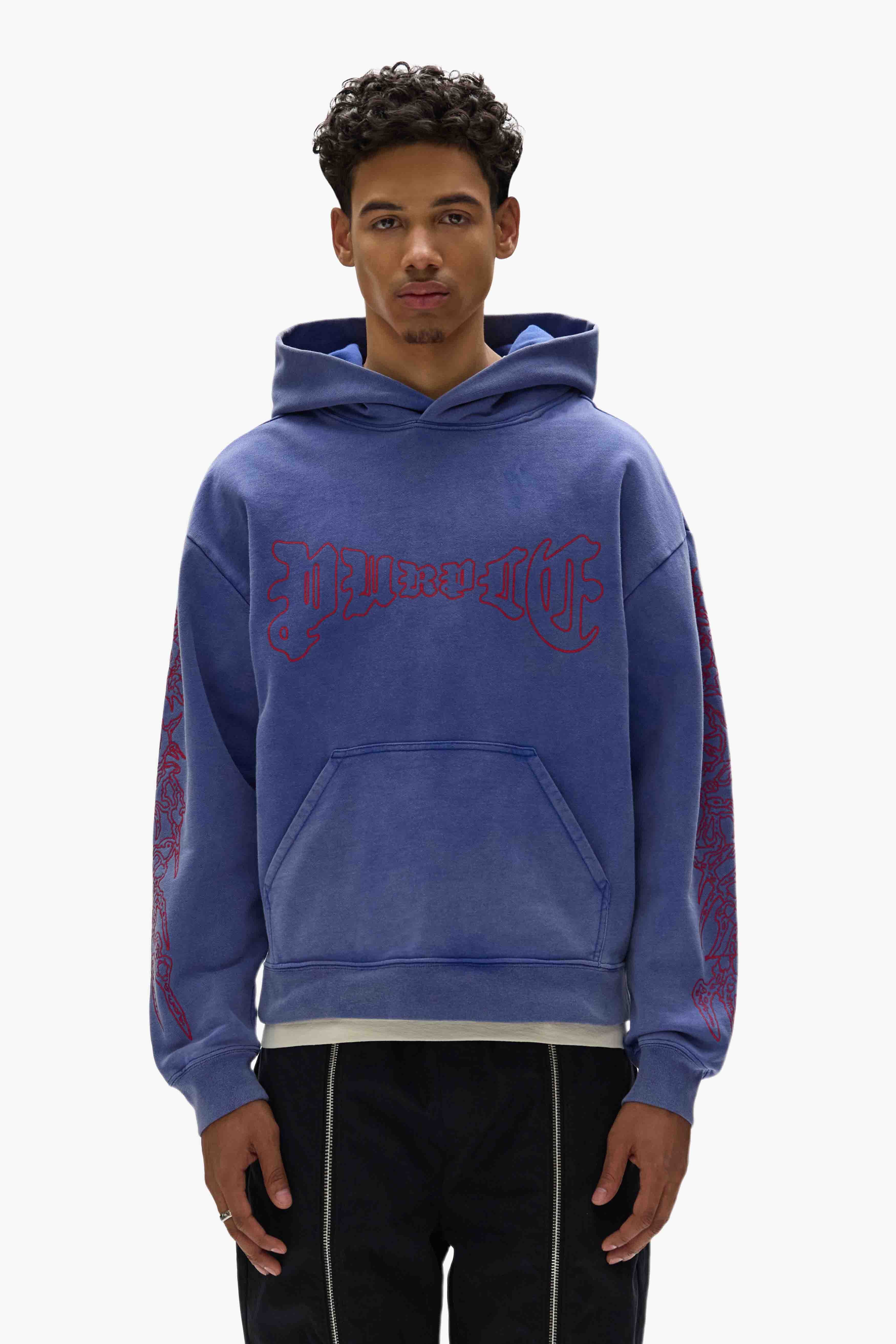 PURPLE BRAND P447 Mwt Po Hoody Mens Apparel - Image 2