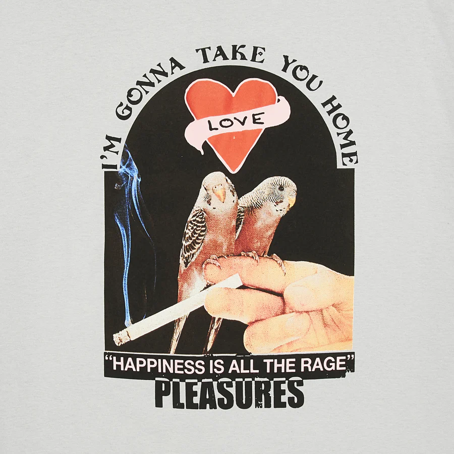PLEASURES LOVEBIRDS T-SHIRT Mens Apparel - Image 2