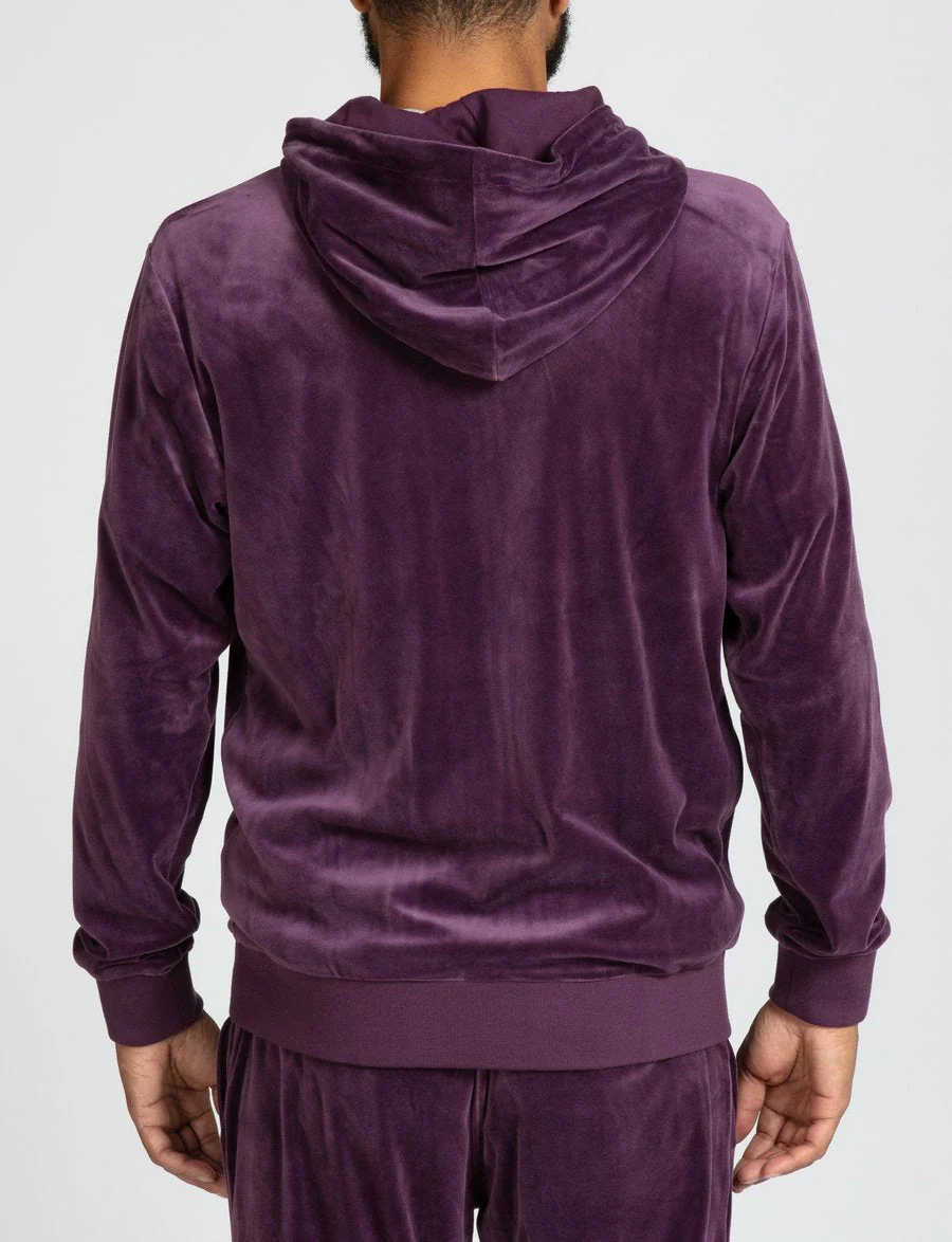 PRPS BUXTON VELOUR CHERUB HOODIE Mens Apparel - Image 3