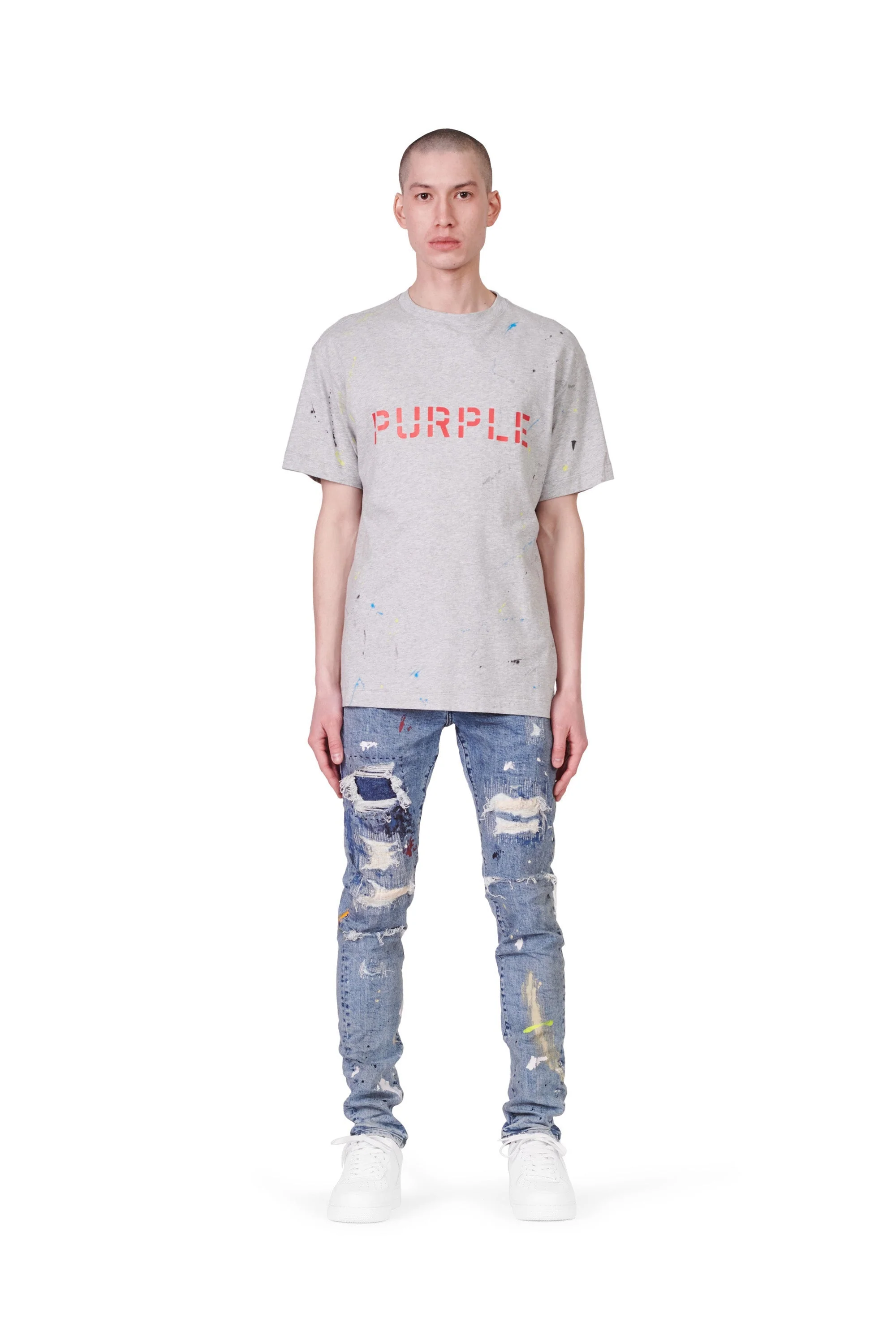 Purple brand faded indigo paint repair - Image 4