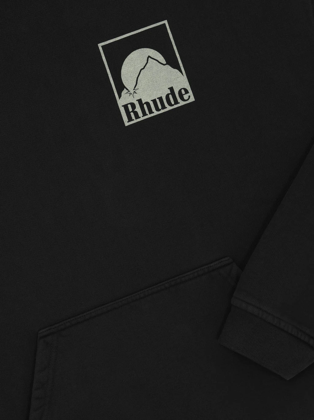 RHUDE Moonlight Badge Hoodie Mens Apparel - Image 3