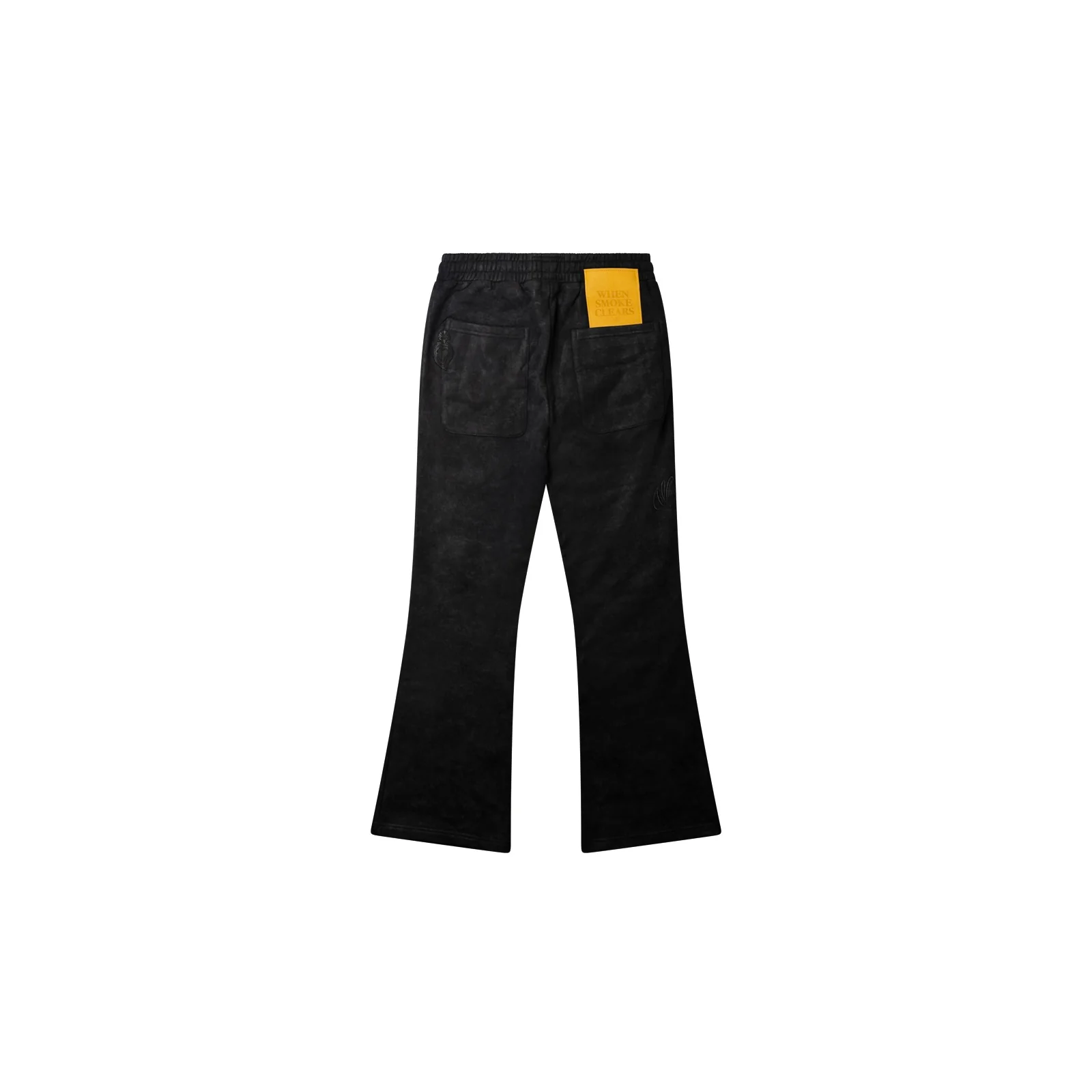 WHEN SMOKE CLEARS Leather Sweatpants - Image 2