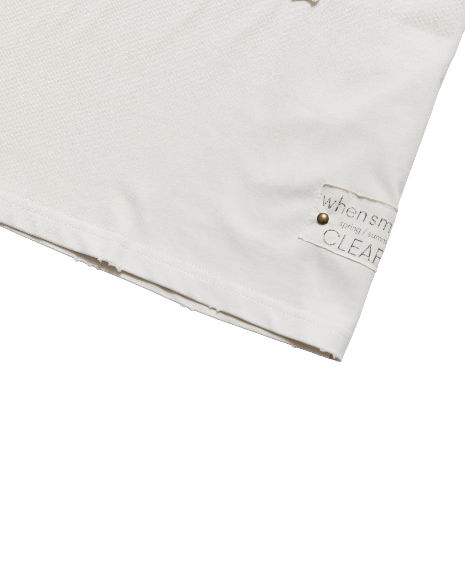 WHENSMOKECLEARS Dry Collar Patch Tee Mens Apparel - Image 2