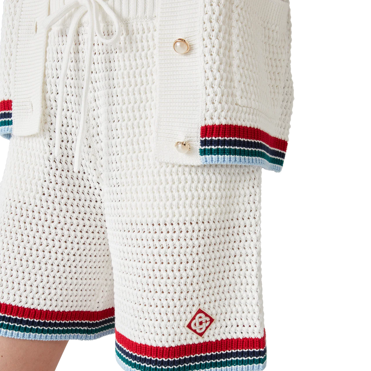 CASABLANCA Gothic Crochet Shorts Womens Apparel - Image 5